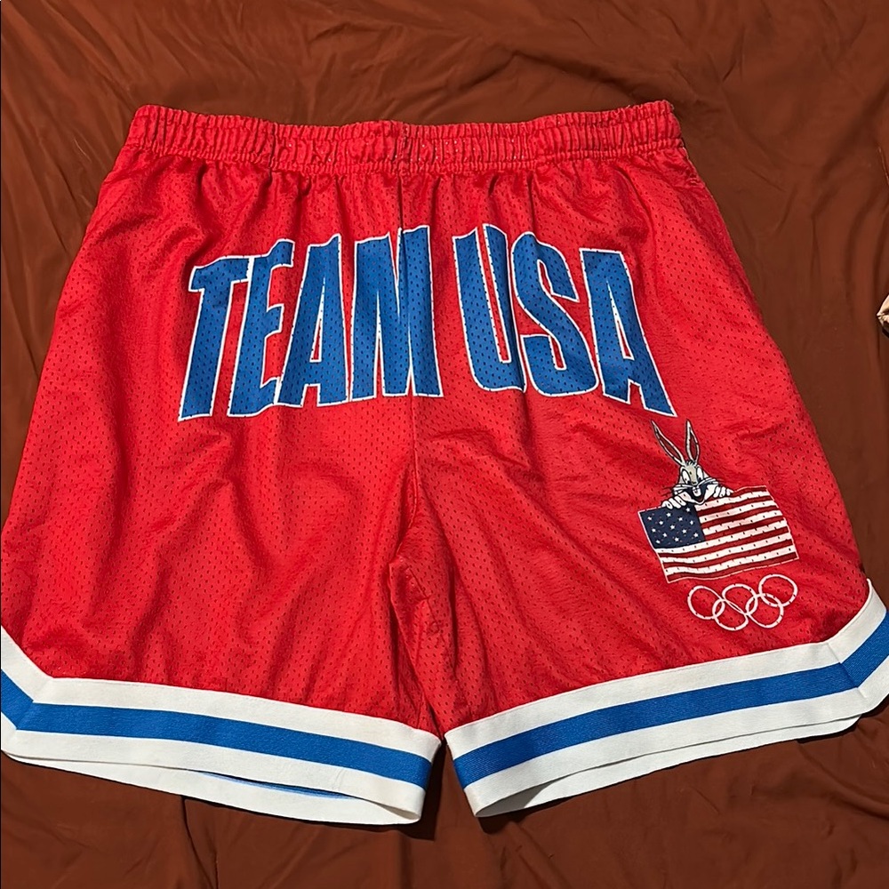 Team USA Bugs Bunny Men's Basketball Shorts